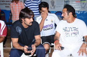 Stars Practice for T20 Tollywood Trophy