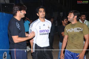 Stars Practice for T20 Tollywood Trophy