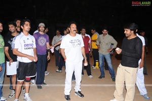 Stars Practice for T20 Tollywood Trophy