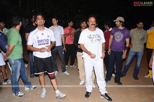 Stars Practice for T20 Tollywood Trophy