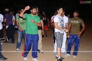 Stars Practice for T20 Tollywood Trophy