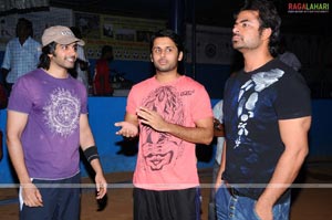 Stars Practice for T20 Tollywood Trophy