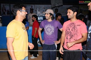 Stars Practice for T20 Tollywood Trophy