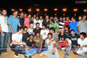 Stars Practice for T20 Tollywood Trophy