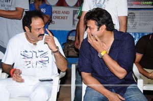 Stars Practice for T20 Tollywood Trophy