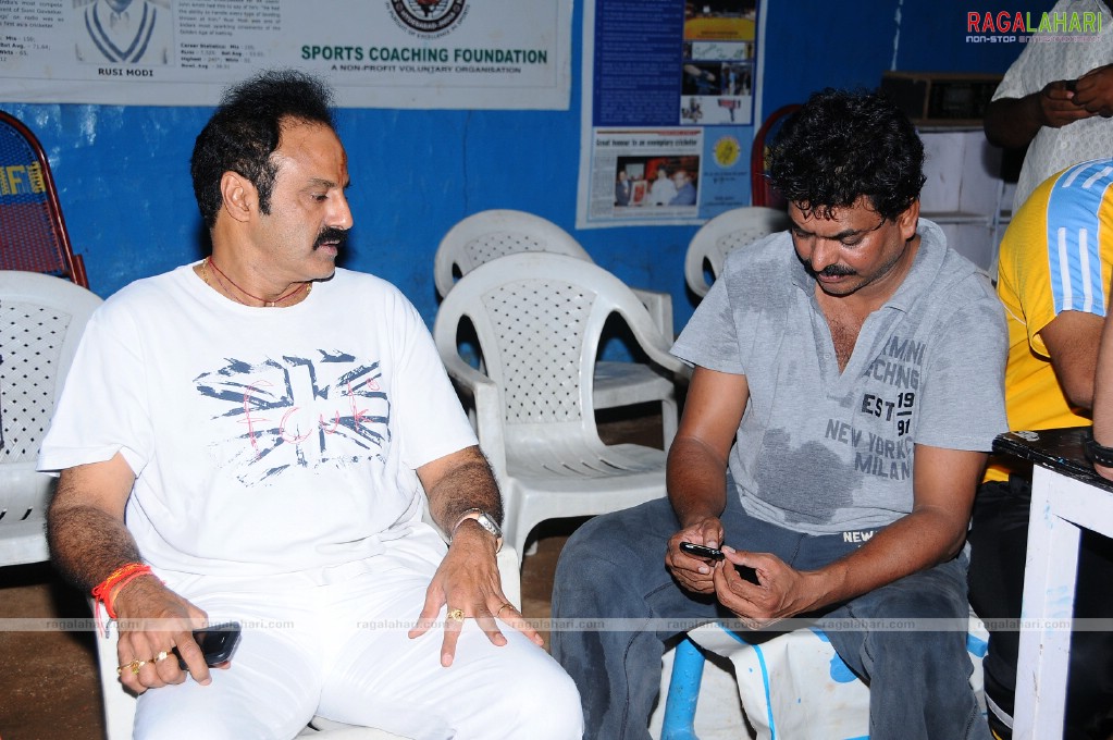 Stars Practice for T20 Tollywood Trophy