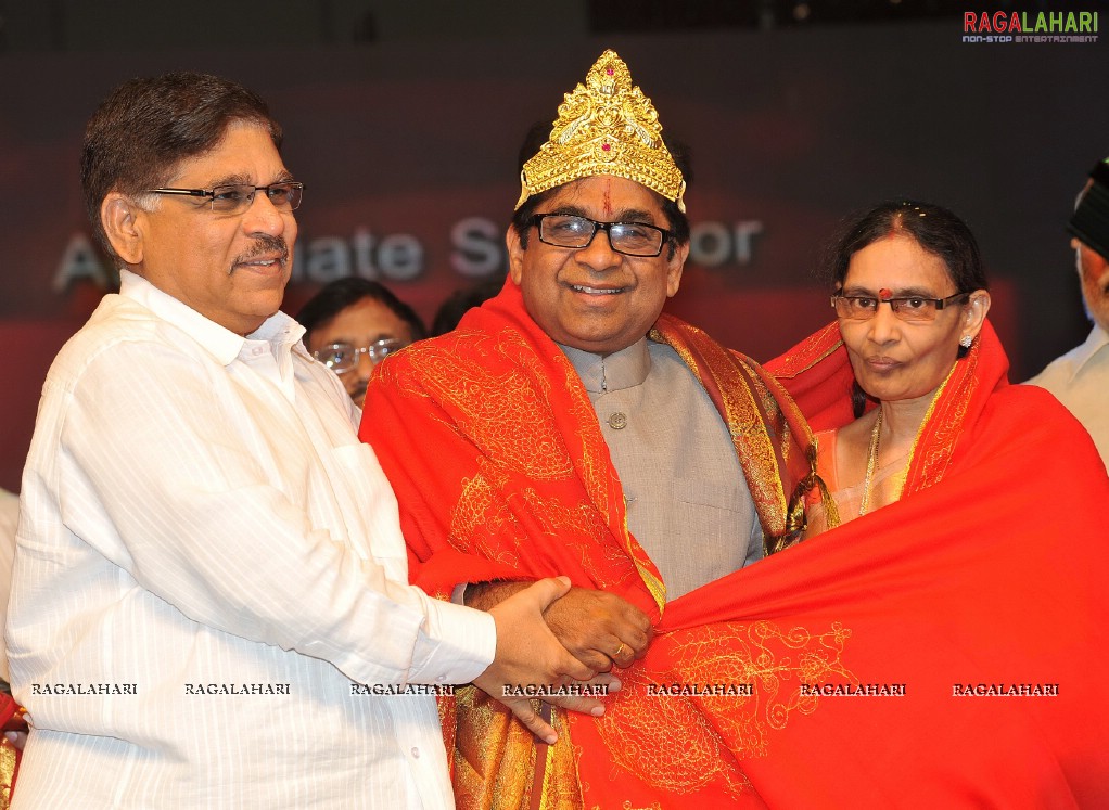 Padmasree Dr Brahmanandam honored by MAA TV