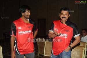 Celebrity Cricket League Telugu Warriors Logo Launch