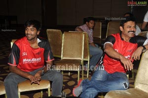 Celebrity Cricket League Telugu Warriors Logo Launch