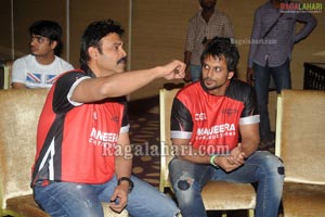 Celebrity Cricket League Telugu Warriors Logo Launch