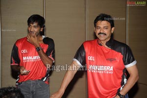 Celebrity Cricket League Telugu Warriors Logo Launch