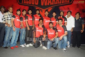 Celebrity Cricket League Telugu Warriors Logo Launch
