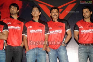 Celebrity Cricket League Telugu Warriors Logo Launch