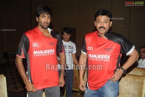 Celebrity Cricket League Telugu Warriors Logo Launch