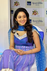 Tamanna at Parachute Ayurvedic Hair Oil Promotion