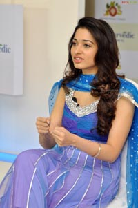 Tamanna at Parachute Ayurvedic Hair Oil Promotion