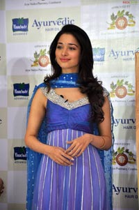 Tamanna at Parachute Ayurvedic Hair Oil Promotion