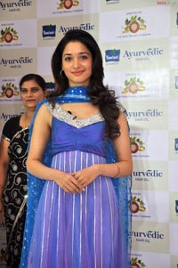 Tamanna at Parachute Ayurvedic Hair Oil Promotion