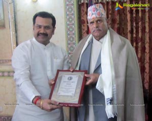 Chinni Krishna Gets Indo Nepal Unity Award