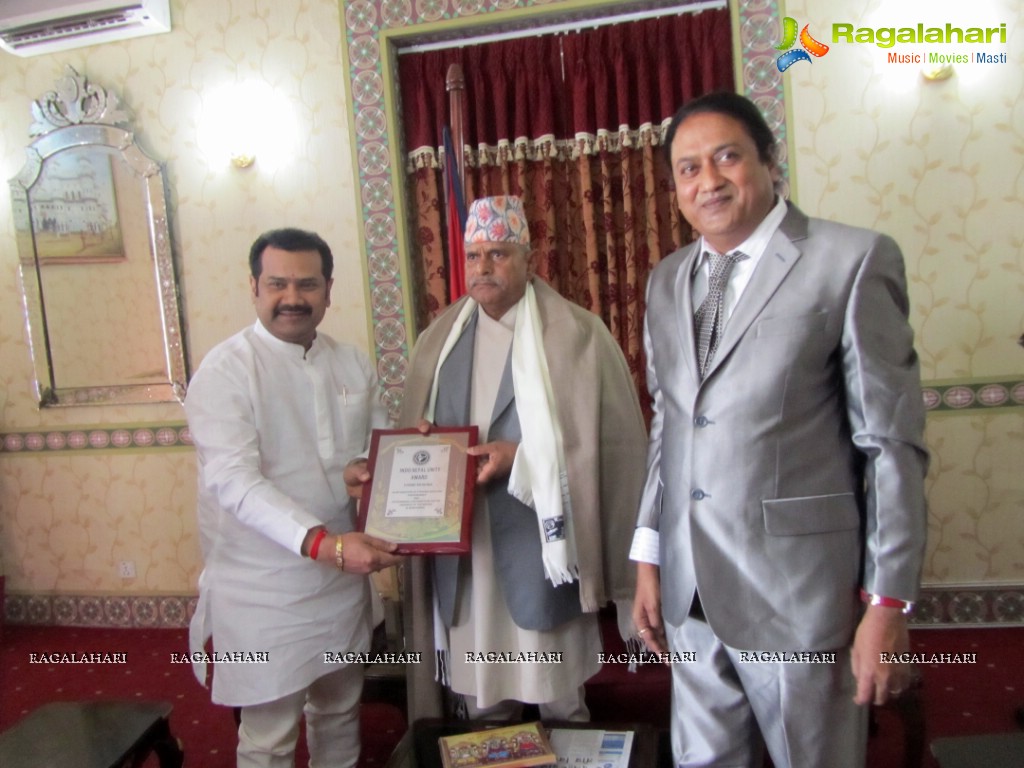 Indo Nepal Unity Award to Chinni Krishna
