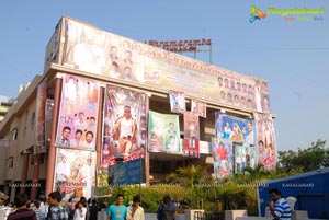 Gabbar Singh Release Hungama at Brahmarambha Theatre