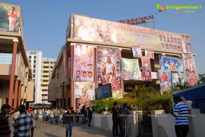 Gabbar Singh Release Hungama at Brahmarambha Theatre