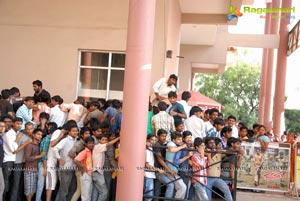 Gabbar Singh Release Hungama at Brahmarambha Theatre