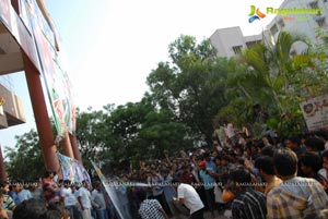 Gabbar Singh Release Hungama at Brahmarambha Theatre