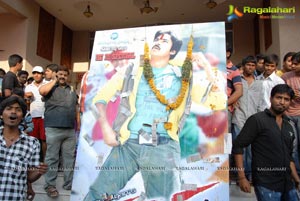Gabbar Singh Release Hungama at Brahmarambha Theatre