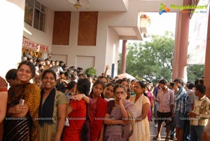 Gabbar Singh Release Hungama at Brahmarambha Theatre