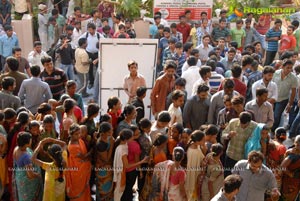 Gabbar Singh Release Hungama at Brahmarambha Theatre