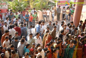 Gabbar Singh Release Hungama at Brahmarambha Theatre