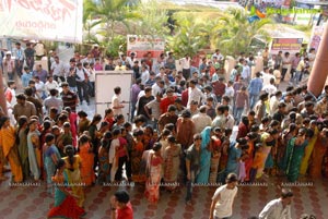 Gabbar Singh Release Hungama at Brahmarambha Theatre