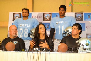 Manchu Lakshmi Prasanna at Elite Football League India Press Meet