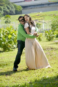 Adhinayakudu Romantic Stills