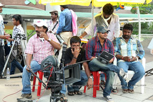 Srikanth, Vidhisha in Devaraya Working Stills