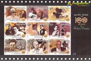 100 Years of Indian Cinema Stamps