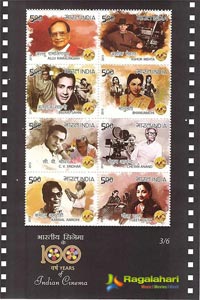 100 Years of Indian Cinema Stamps