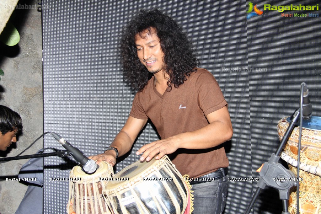 Absolut Pulse Percussionist Jonqui with DJ Nash at N Grill, Hyderabad