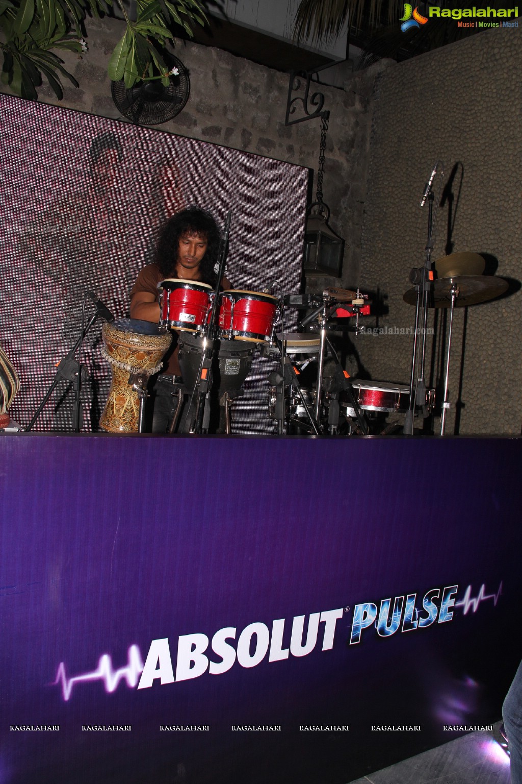 Absolut Pulse Percussionist Jonqui with DJ Nash at N Grill, Hyderabad