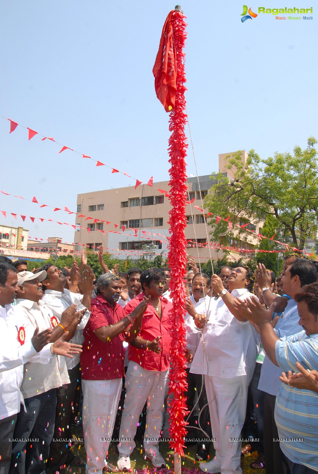 AP Cine and TV Outdoor Unit Light Men Union Silver Jubilee Celebrations, Hyderabad