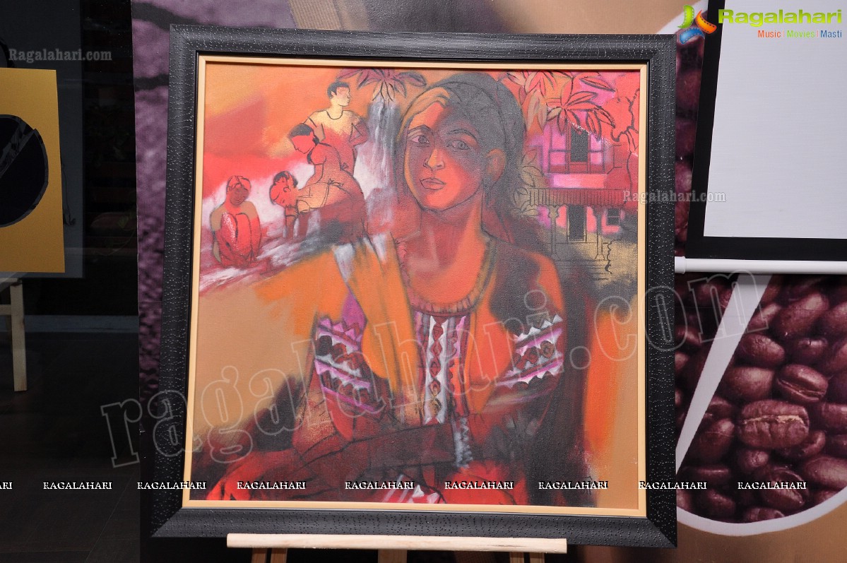 Australian Coffee-Indian Art by Jaya Prakash, Konda Srinivas