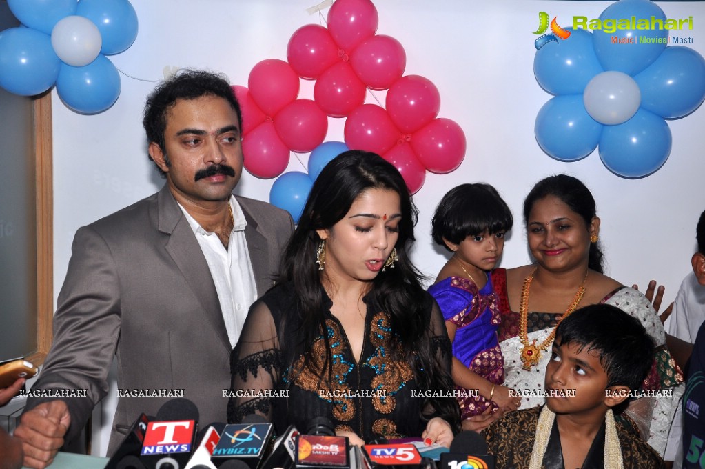 Charmi inaugurates Sriroop Cosmetology Centre, Hyderabad