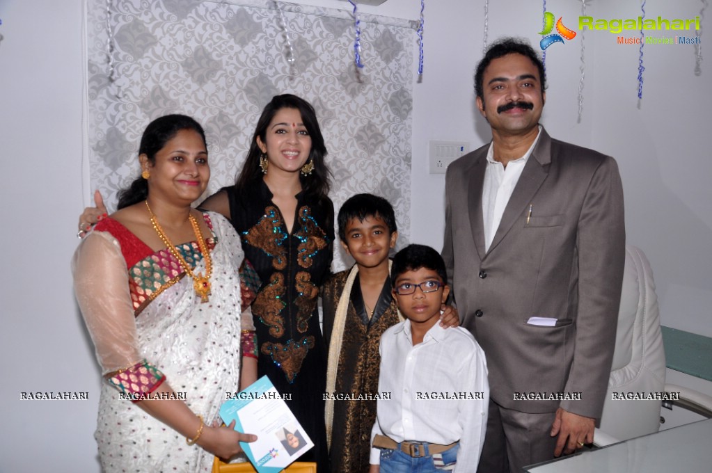 Charmi inaugurates Sriroop Cosmetology Centre, Hyderabad