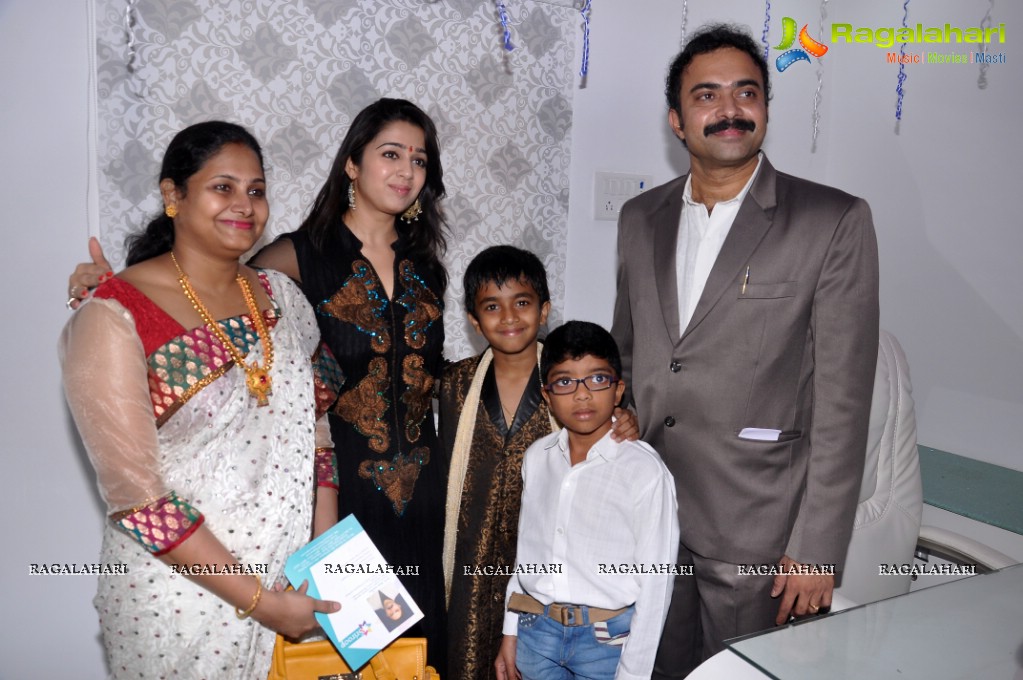 Charmi inaugurates Sriroop Cosmetology Centre, Hyderabad