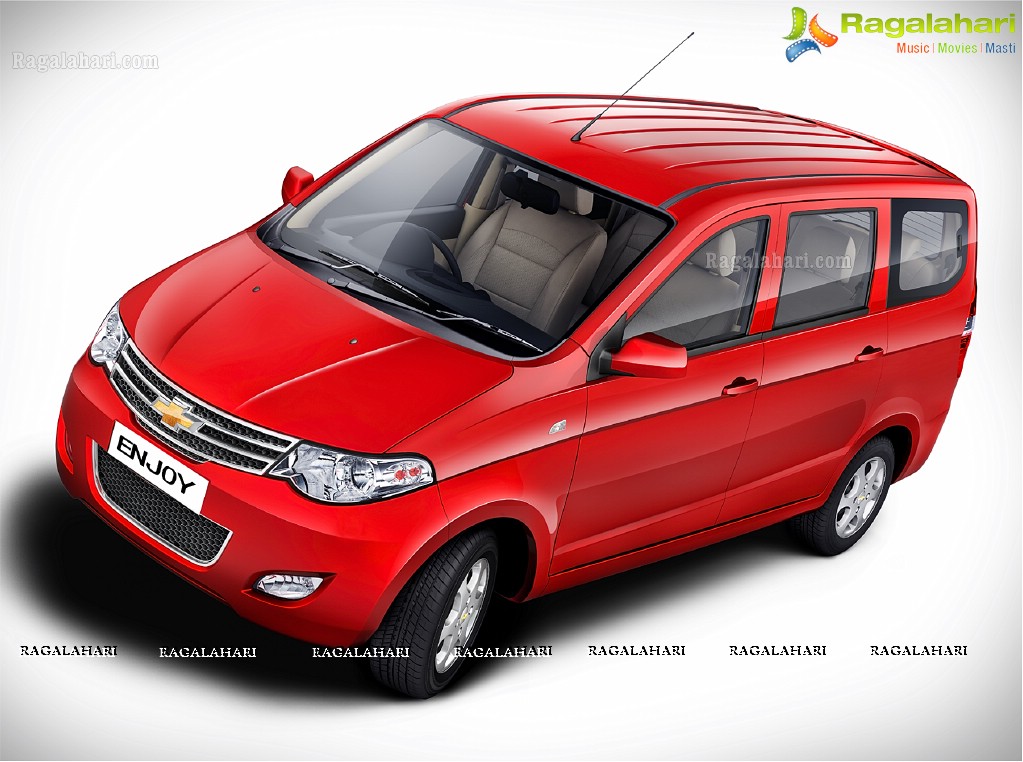 GM India Launches Chevrolet Enjoy Premium MPV in Hyderabad