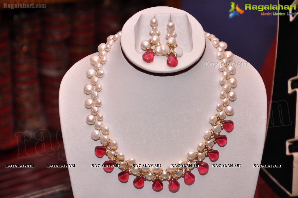 New Collection of Imitation Jewellery launch at New Victoria Pearls Showroom, Hyderabad