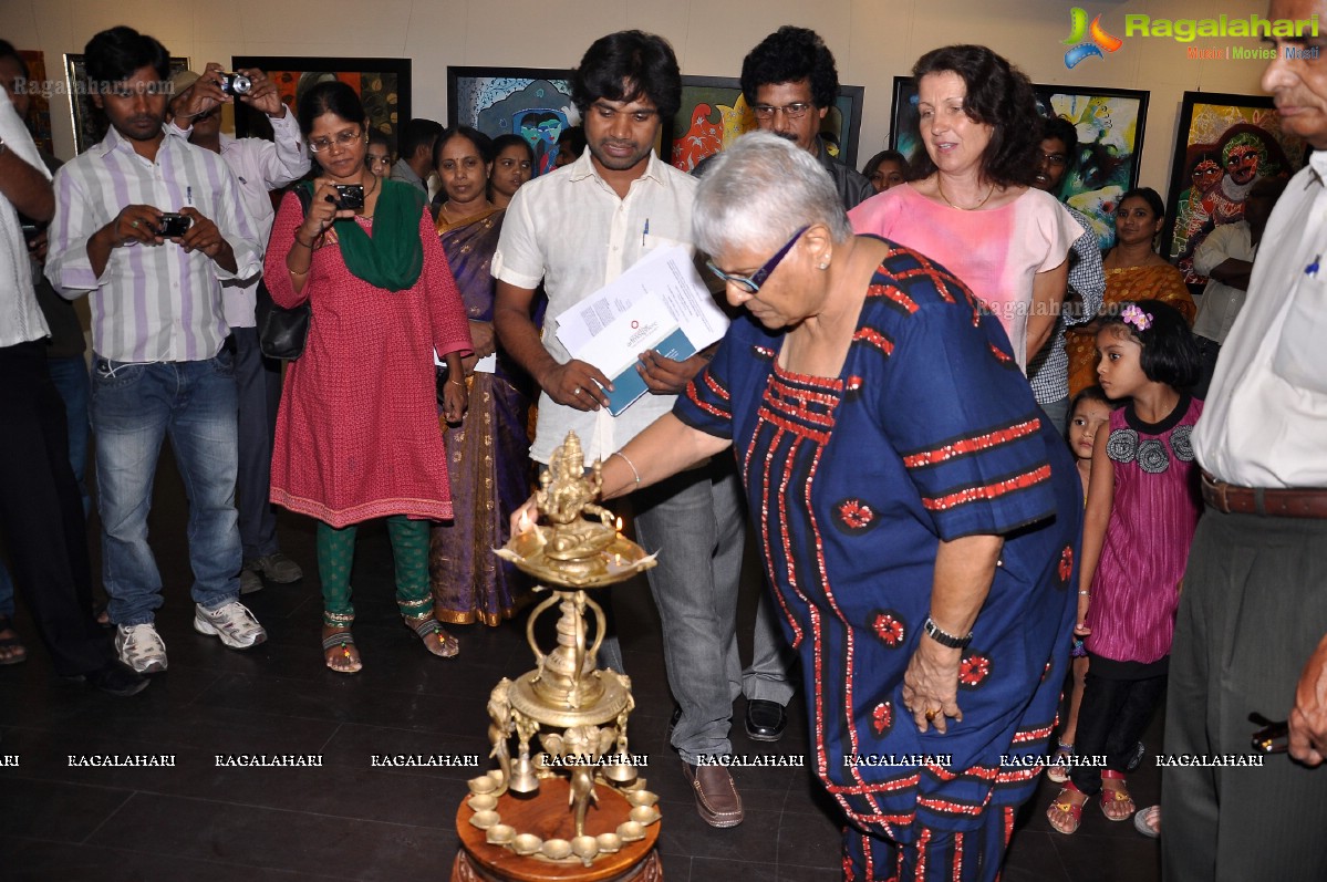 Group Art Show at Poecile Art Gallery, Hyderabad