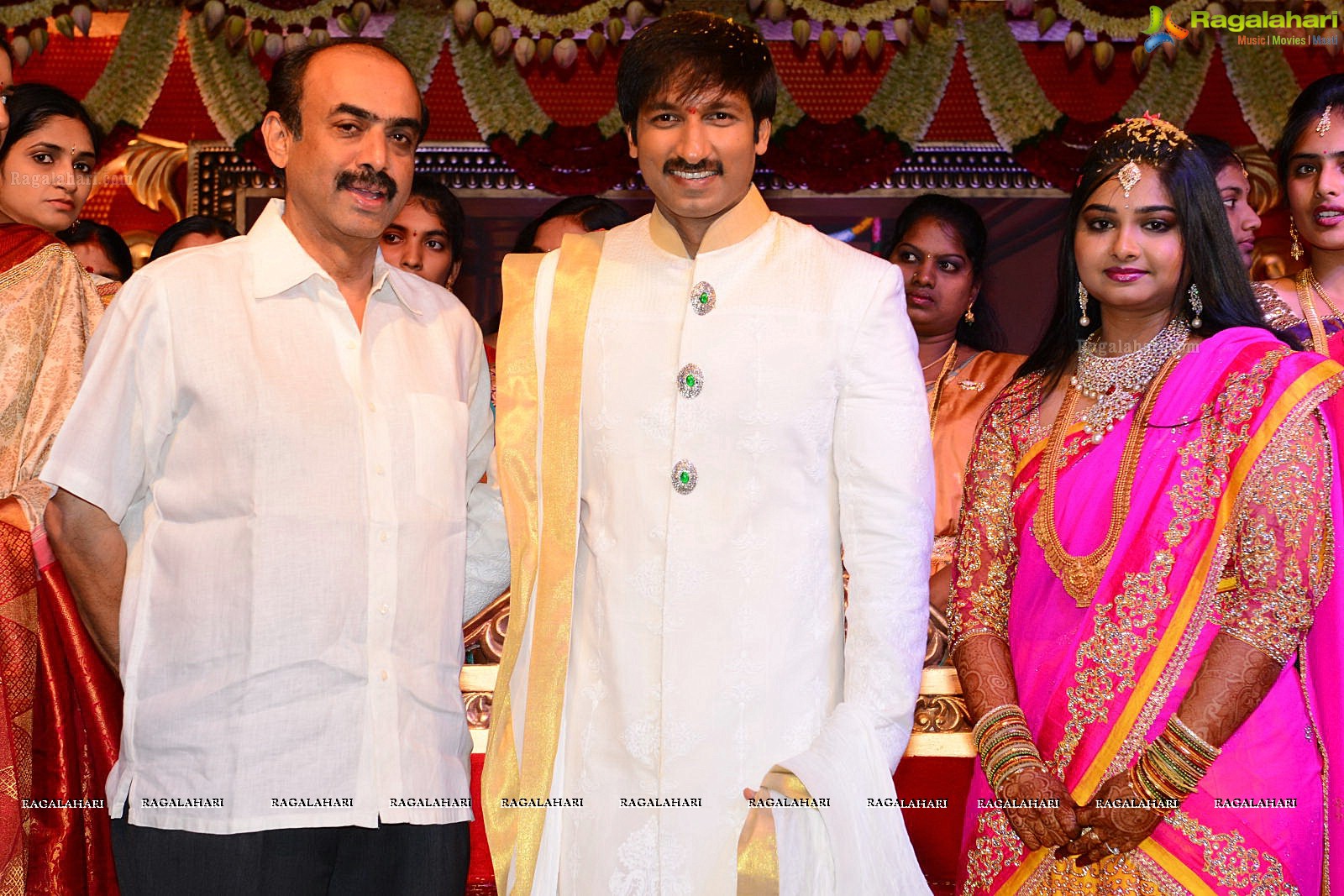 Hero Gopichand's Wedding Reception