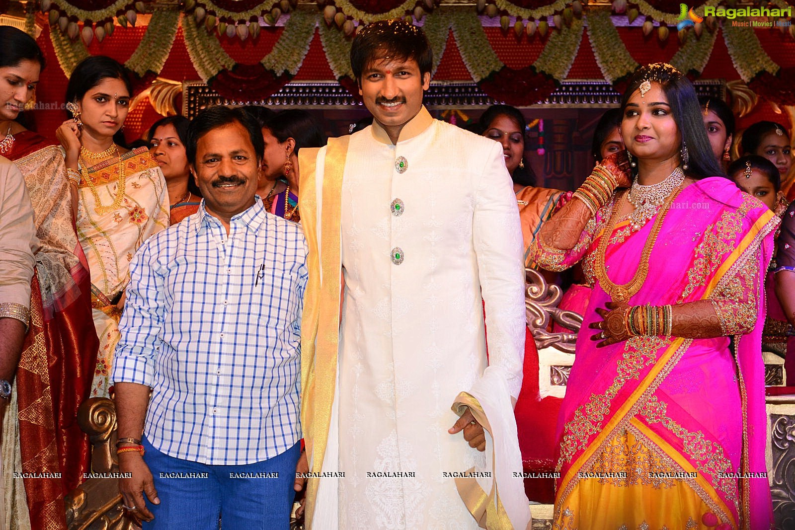 Hero Gopichand's Wedding Reception